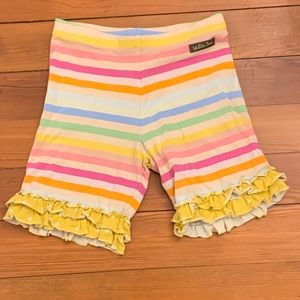 Matilda Jane rainbow stripe shorties EUC size 12
